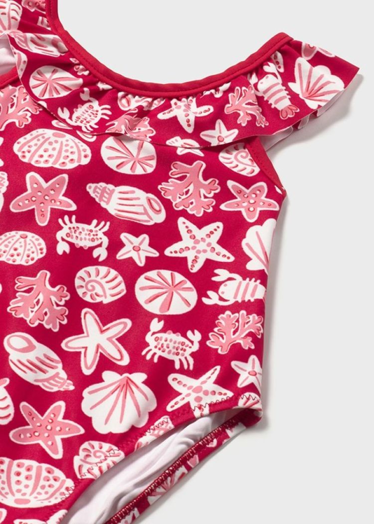 Printed swimsuit 020 Red
