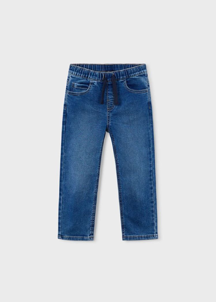 Soft denim jogger pants 027 Medium