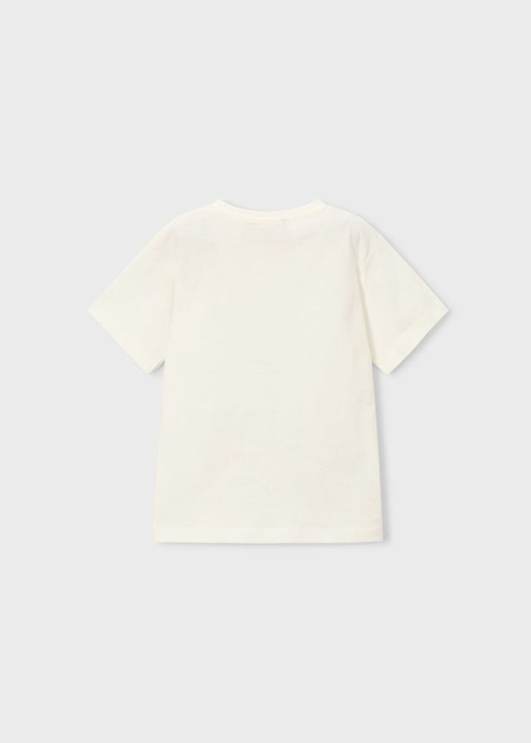 Shirt "league" applique 069 Cream