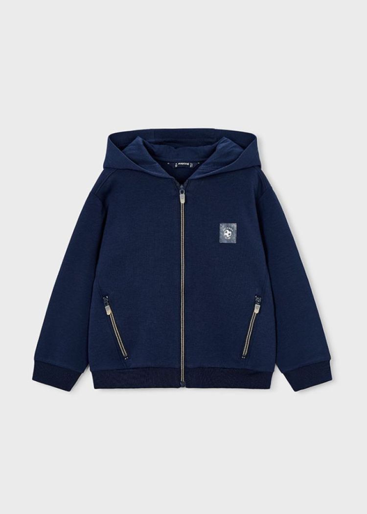 Sweatshirt with zipper 037 Navy