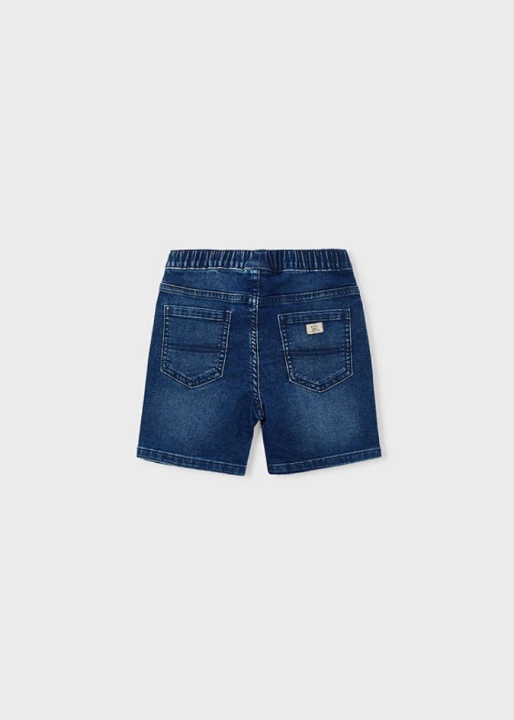 Bermuda soft denim jogger 077 Dark