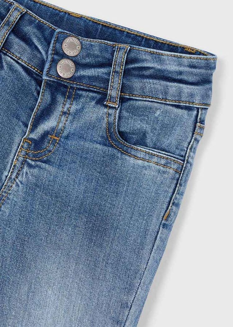 Denim flare shorts 026 Light