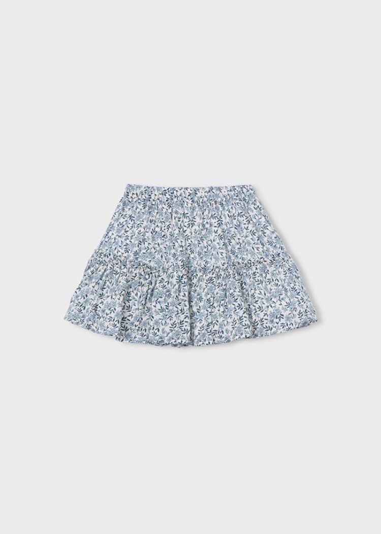 Printed dobby skirt 064 Sky blue