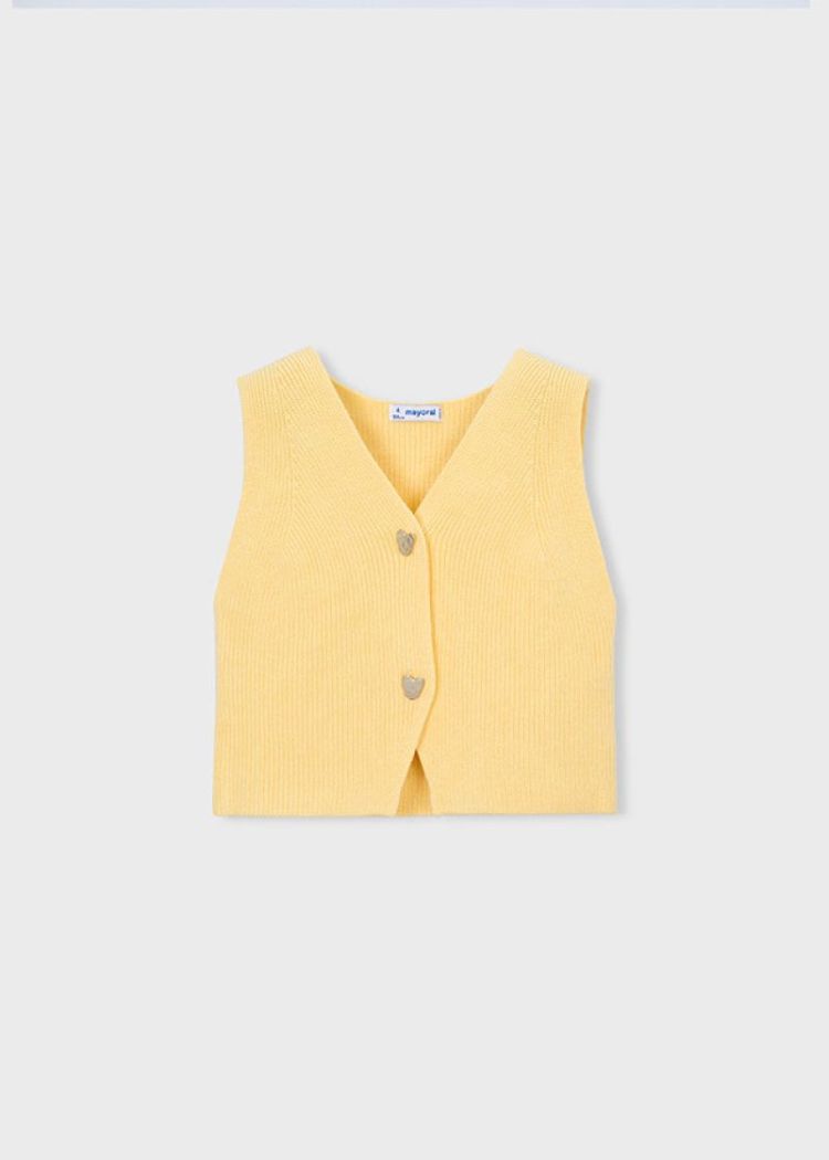 Knitting vest 084 Vanilla