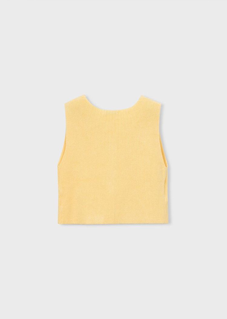 Knitting vest 084 Vanilla