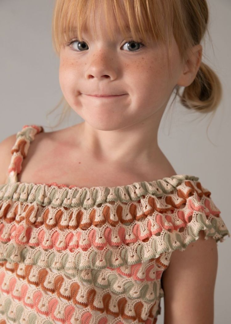 Knit short set 059 Tangerine