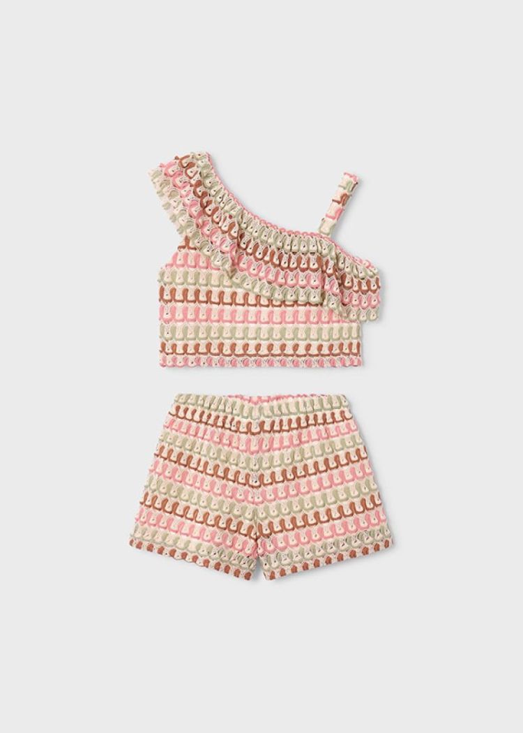 Knit short set 059 Tangerine