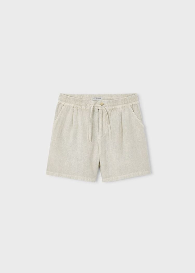 Linen bermuda 457 olive