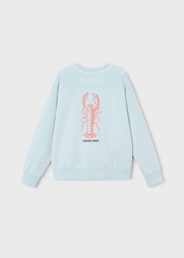Lobster friday sweatshirt 403 Sky blue