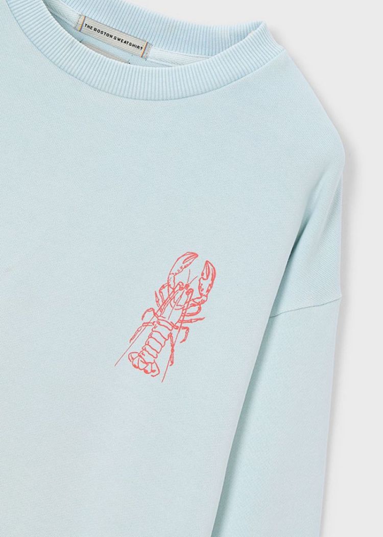 Lobster friday sweatshirt 403 Sky blue