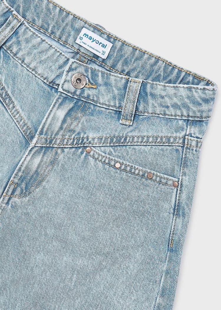Denim shorts with rivets 059 Light