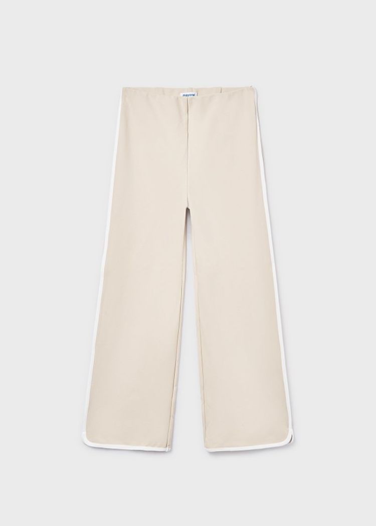 Crepe knit pants 018 Sand