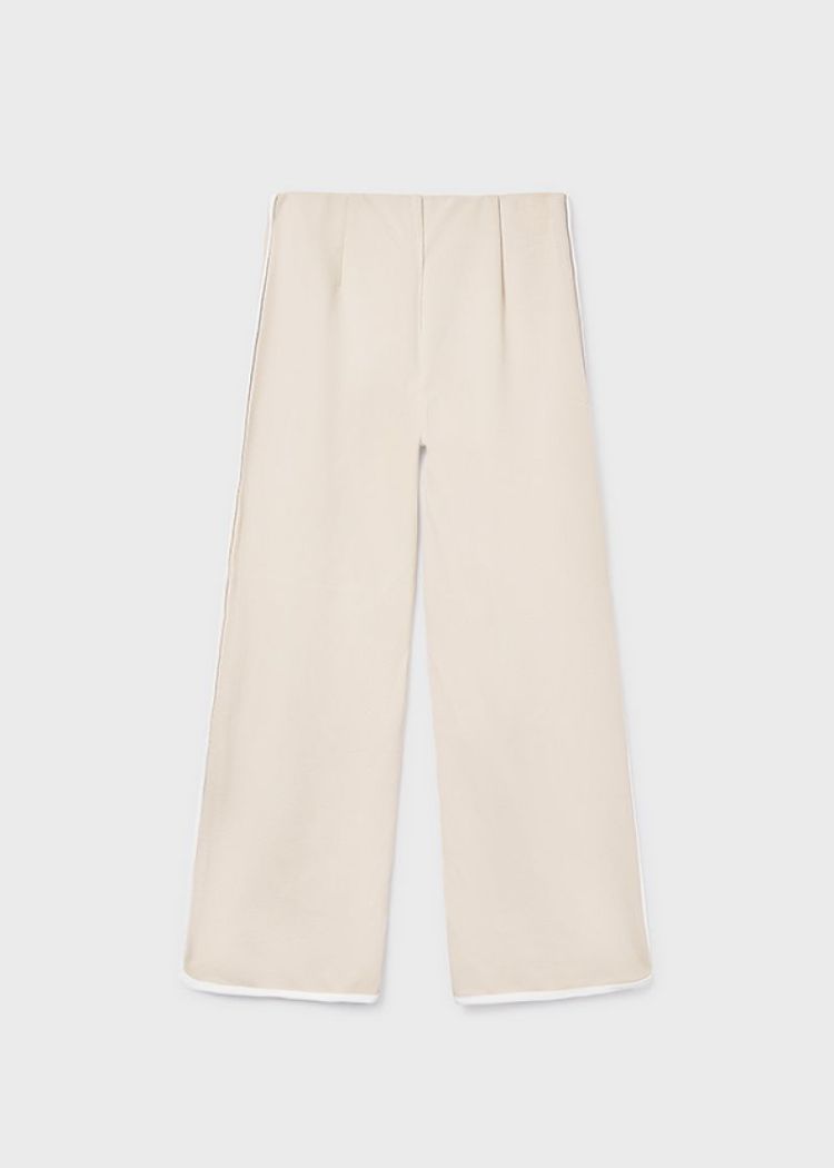 Crepe knit pants 018 Sand