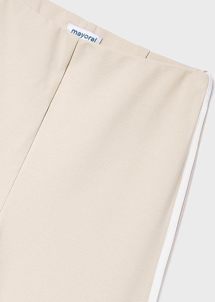 Crepe knit pants 018 Sand