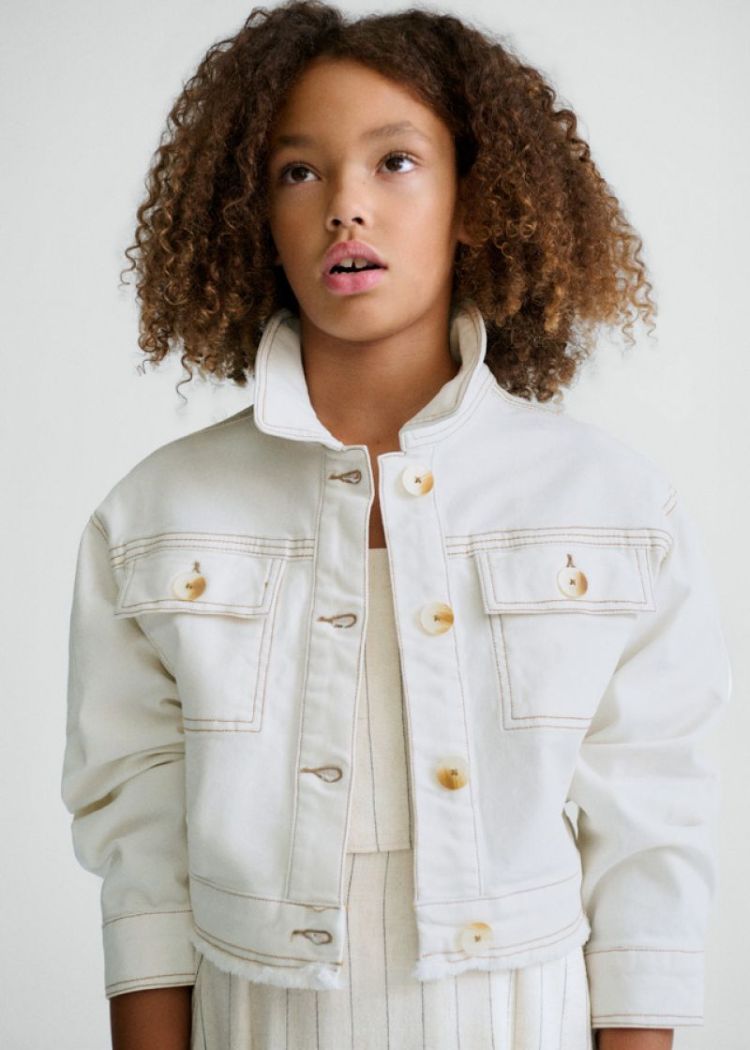 Twill jacket 094 Natural