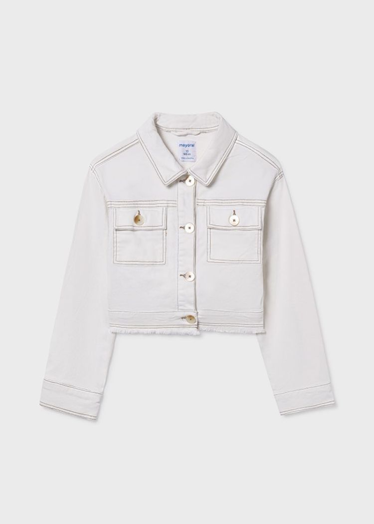 Twill jacket 094 Natural