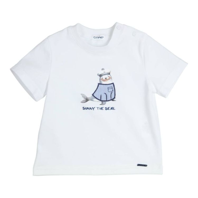 T-shirt Aerobic White - Blue