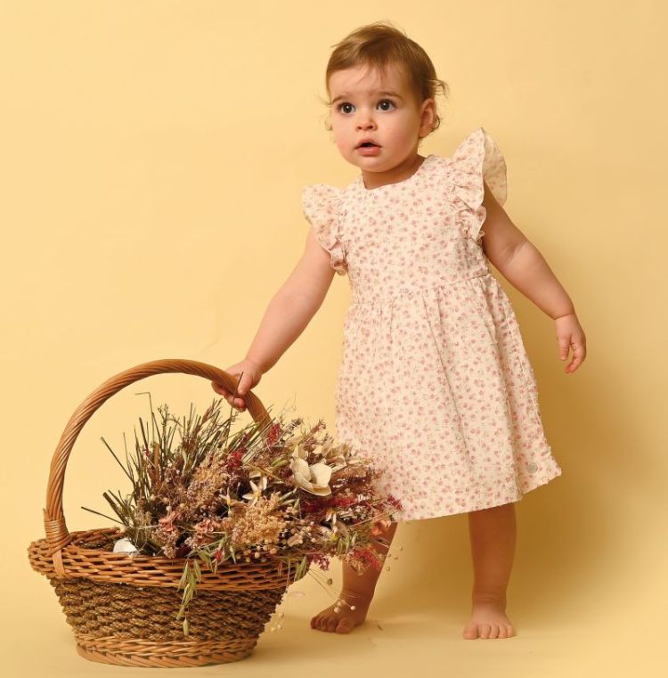 Pinafore Rosa Off White - Ros
