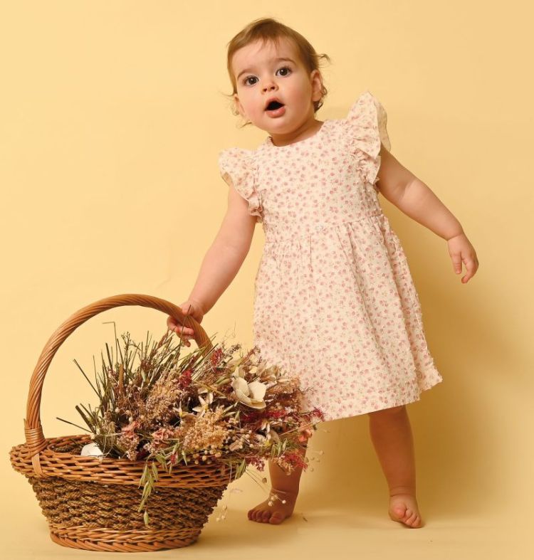 Pinafore Rosa Off White - Ros