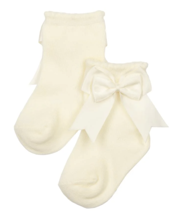 SOCKS BOW OFFWHITE