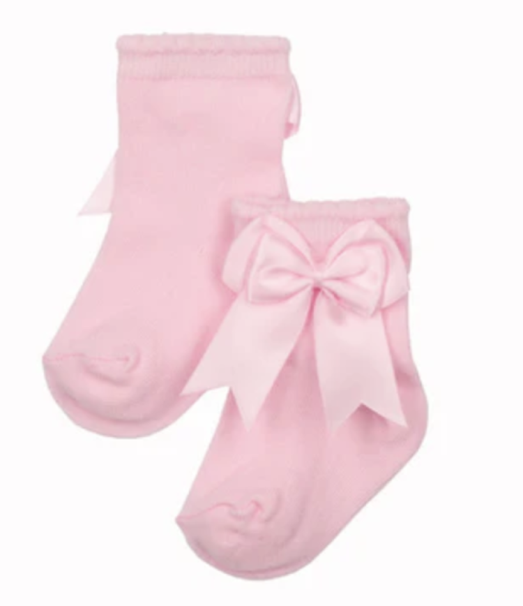 SOCKS BOW PINK