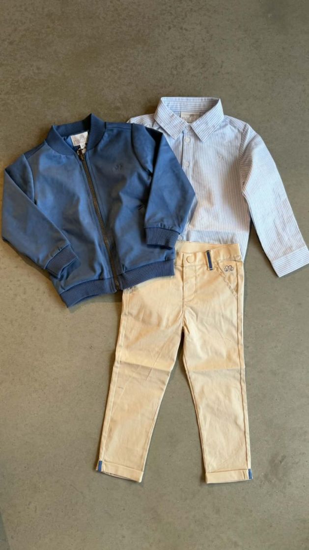 BODYSHIRT LEON WHITE-BLUE