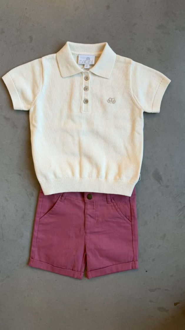 POLO TRICOT BRYAN CREAM