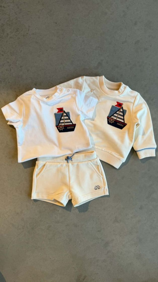 SHORT JOGGER POCKET BOAT CREAM
