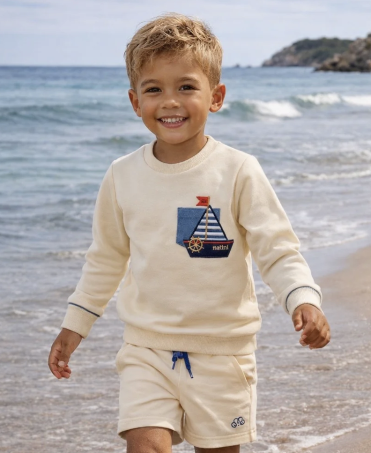 SHORT JOGGER POCKET BOAT CREAM