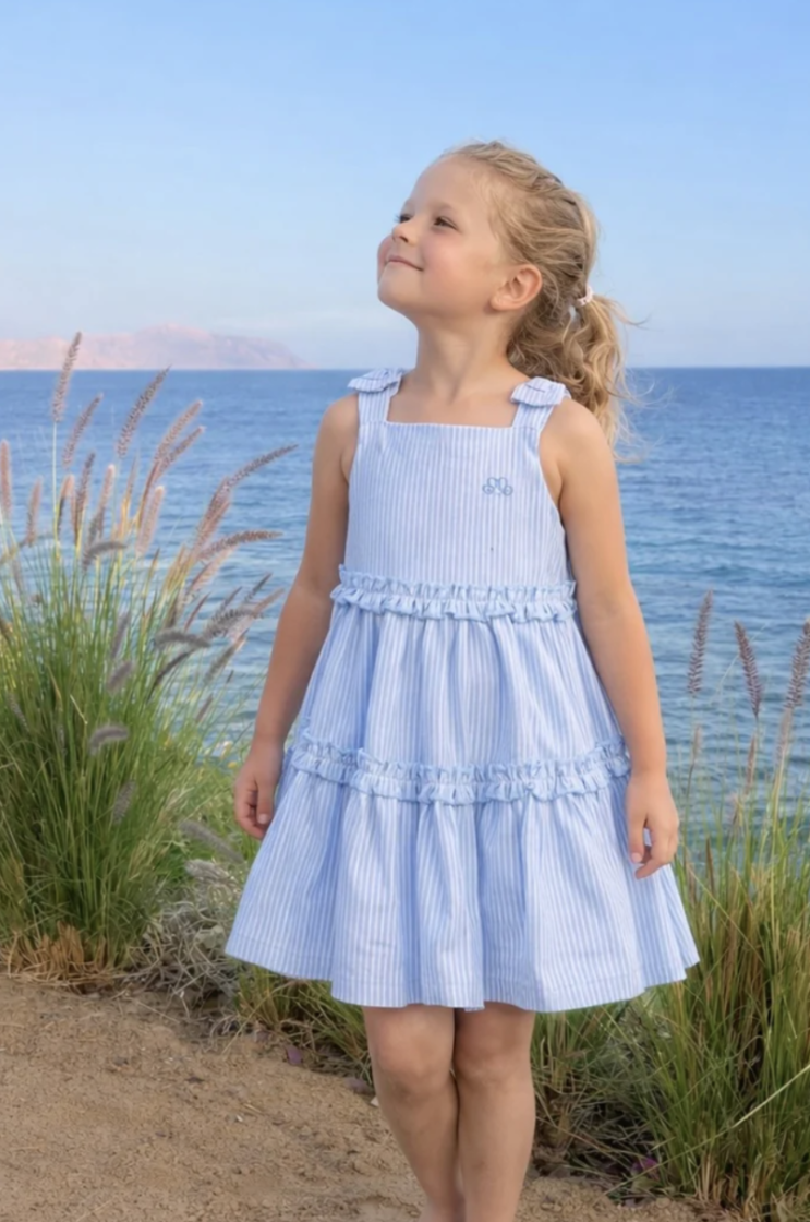 DRESS STRIPES WHITE-BLUE
