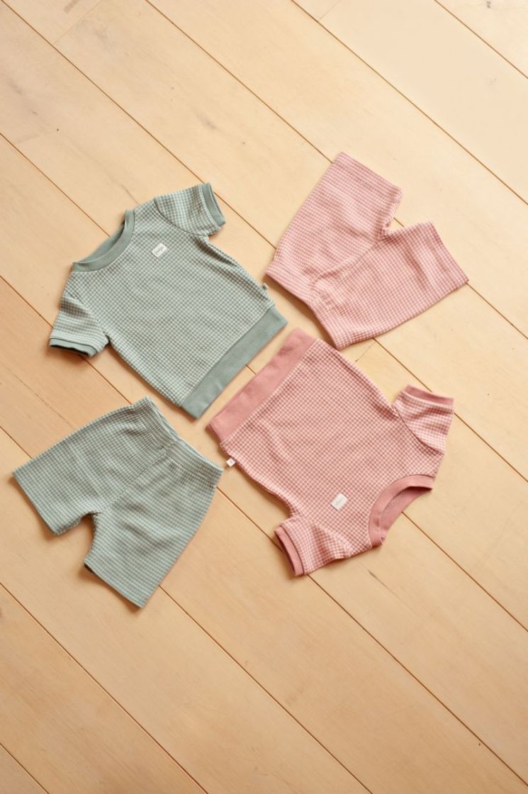 Shortama wafel Summer Special Mauve