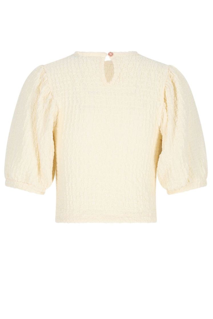 Kylias Smock jersey top Pearled Ivory