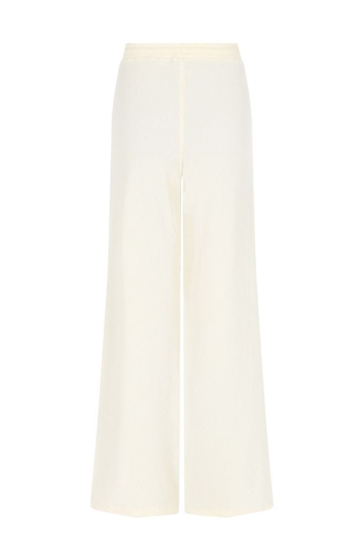 Suza Palazzo Jersey Pants Pearled Ivory