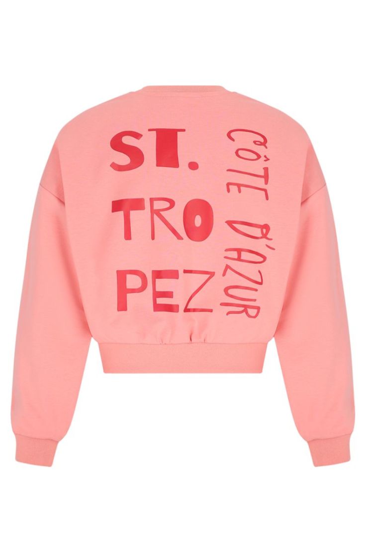 Kex Cropped Sweater Peach Blossom