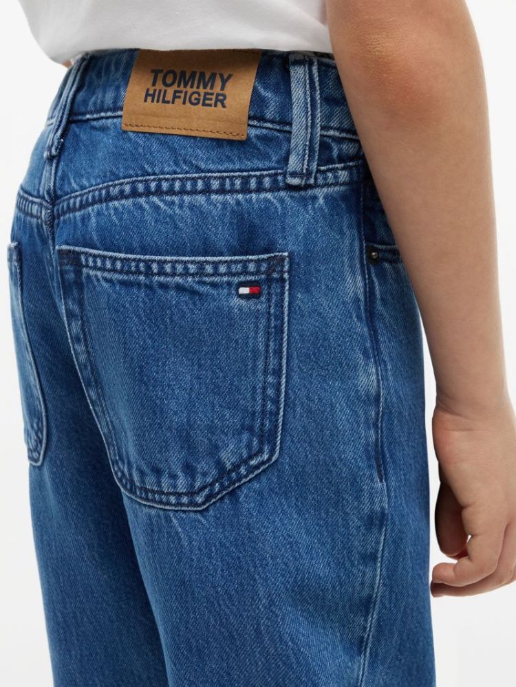 STRAIGHT MID WASH JEANS 1A4 Denim Mediu