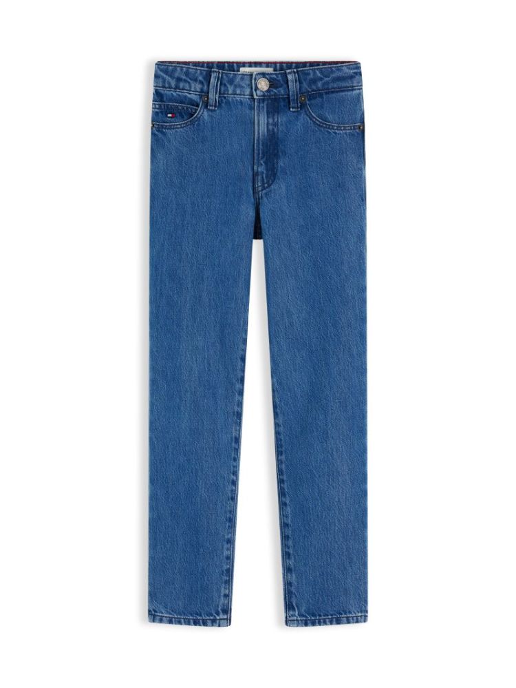 STRAIGHT MID WASH JEANS 1A4 Denim Mediu