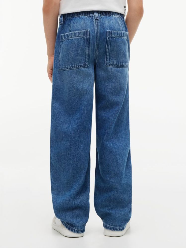 BAGGY SAILOR MID WASH JEANS 1A4 Denim Mediu