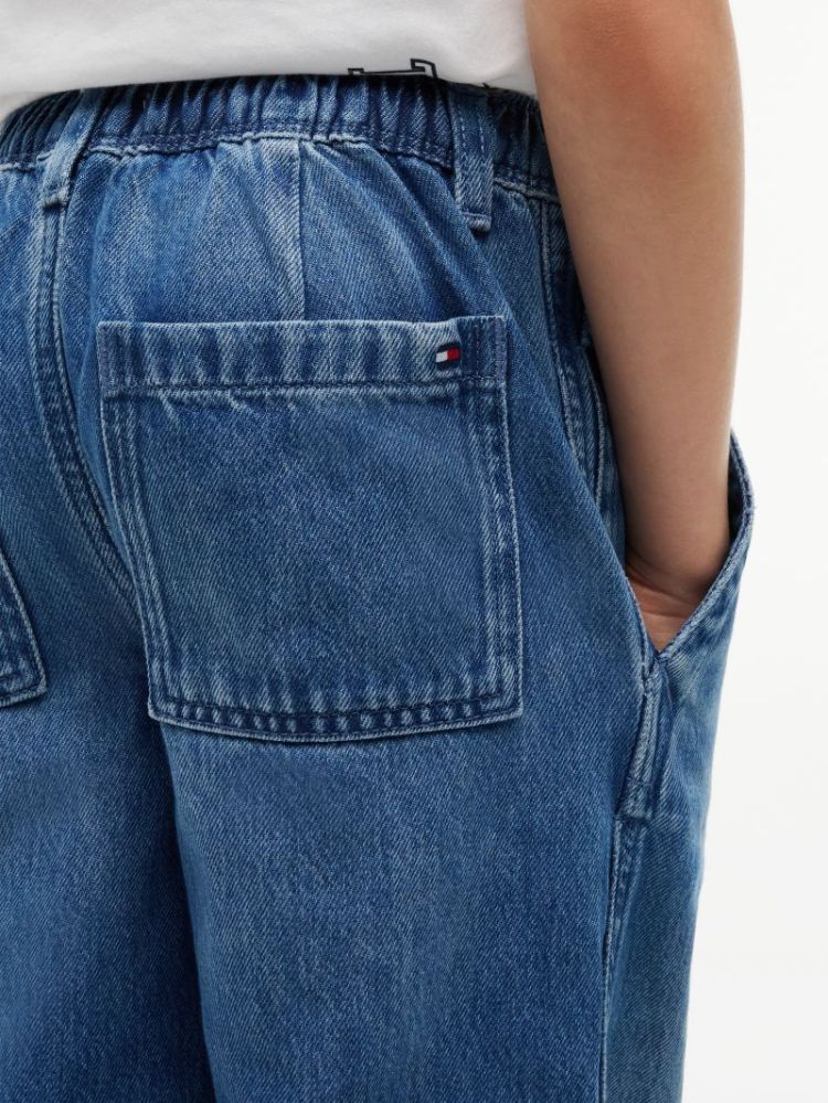 BAGGY SAILOR MID WASH JEANS 1A4 Denim Mediu