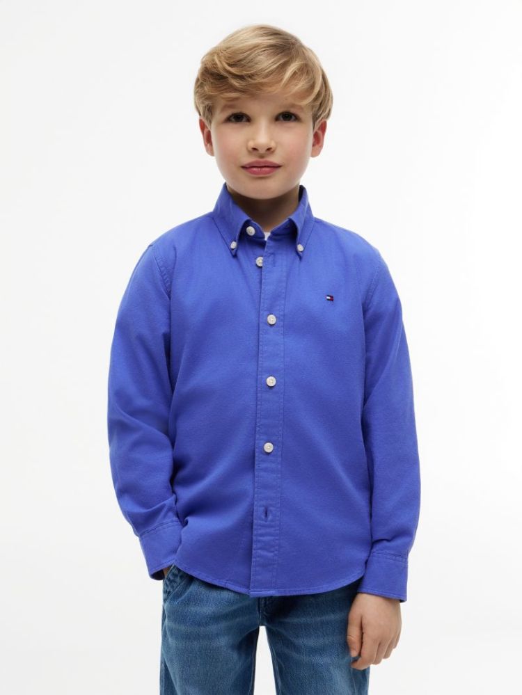 FLAG OXFORD SHIRT LS C8P Noble Blue