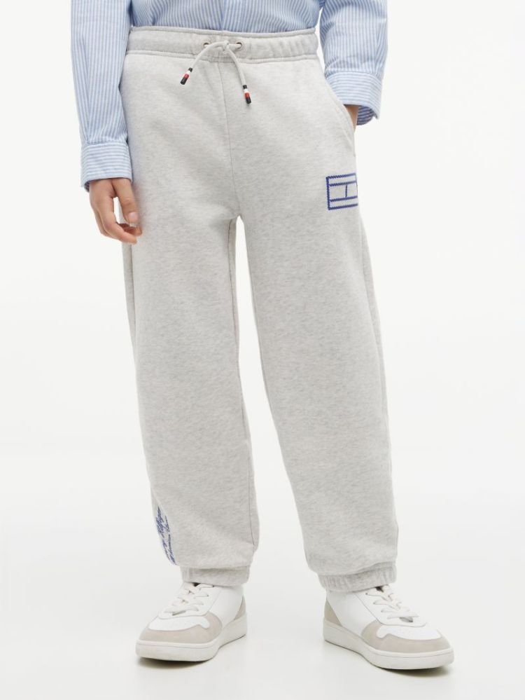 OUTLINE FLAG SWEATPANT 0IM Light Grey