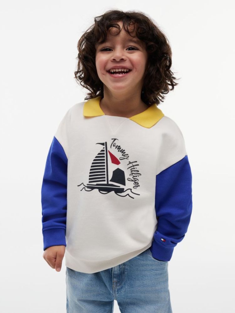 LB GRAPHIC SWEATSHIRT YBH Ancient Whi