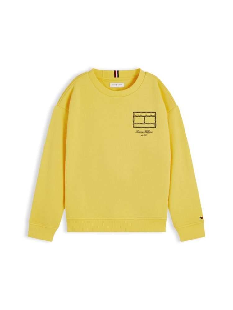 OUTLINE FLAG GRAPHIC SWEATSHIR ZGK Tuscan Sun