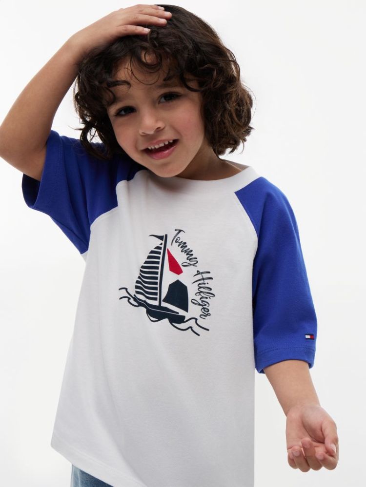LB GRAPHIC COLOURBLOCK T-SHIRT C8P Noble Blue