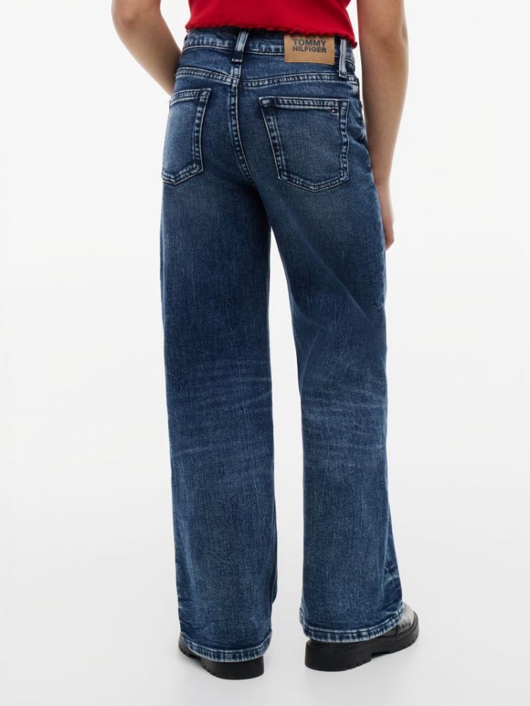 FLARE MID STR 1A4 Denim Mediu