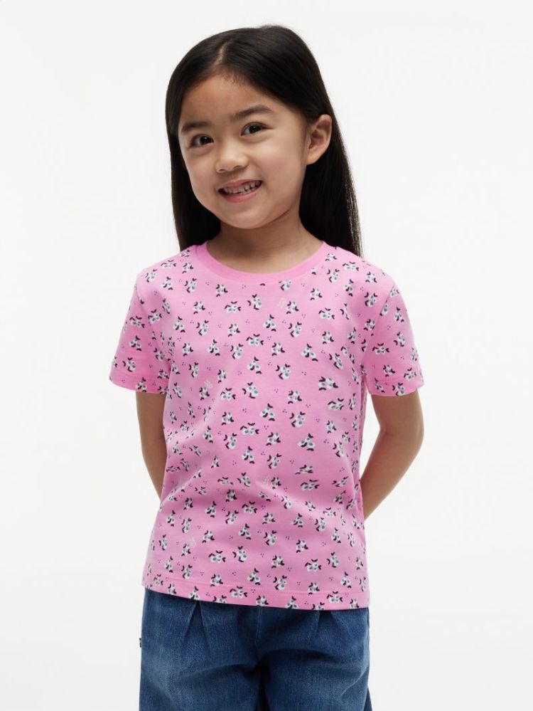 LG TEE SS TOU Pink Daisy