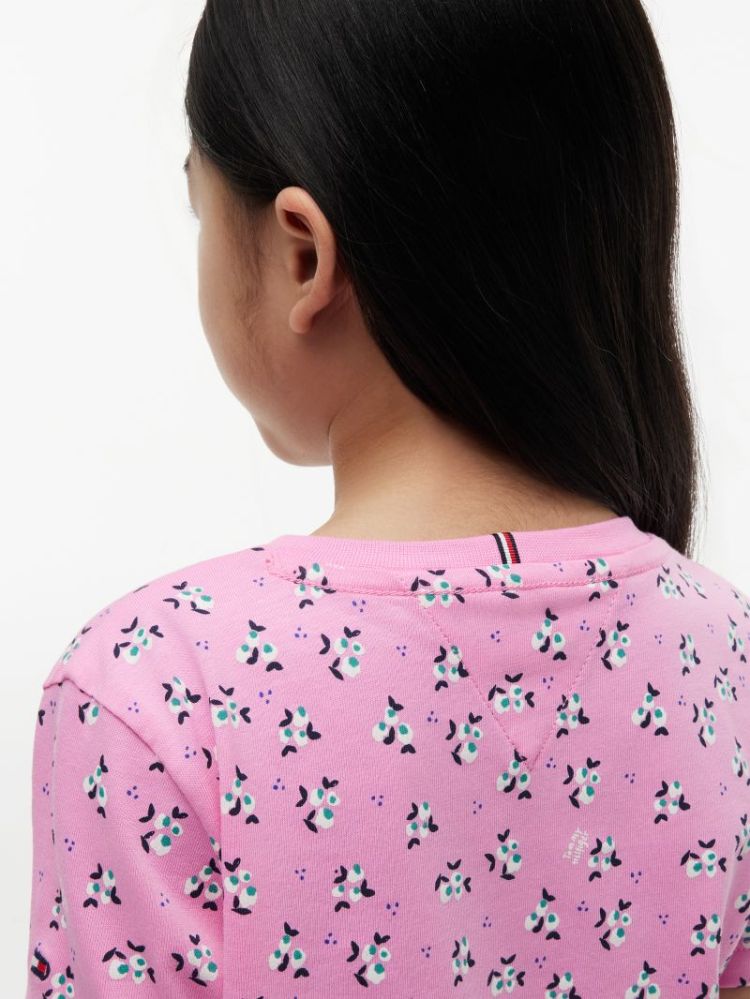 LG TEE SS TOU Pink Daisy