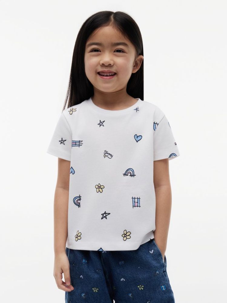 LG TEE SS YBR White