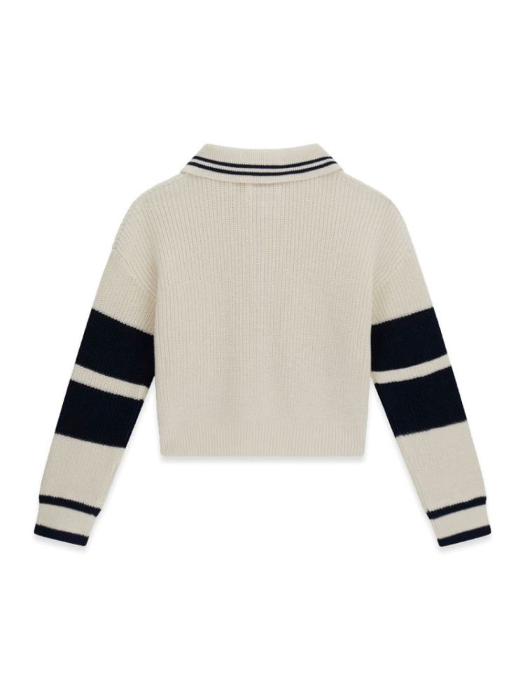 OVERSIZE LS SWEATER G012 CREAM WHIT