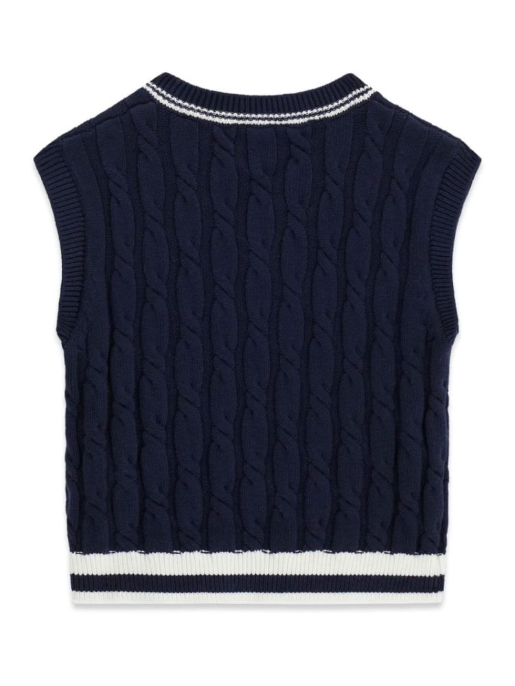 SWEATER VEST G77G SUITING BL