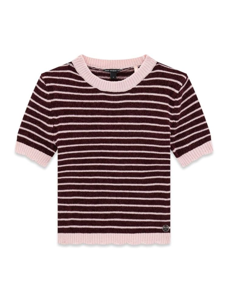 SS CHENILLE STRIPES SWEATER S62B